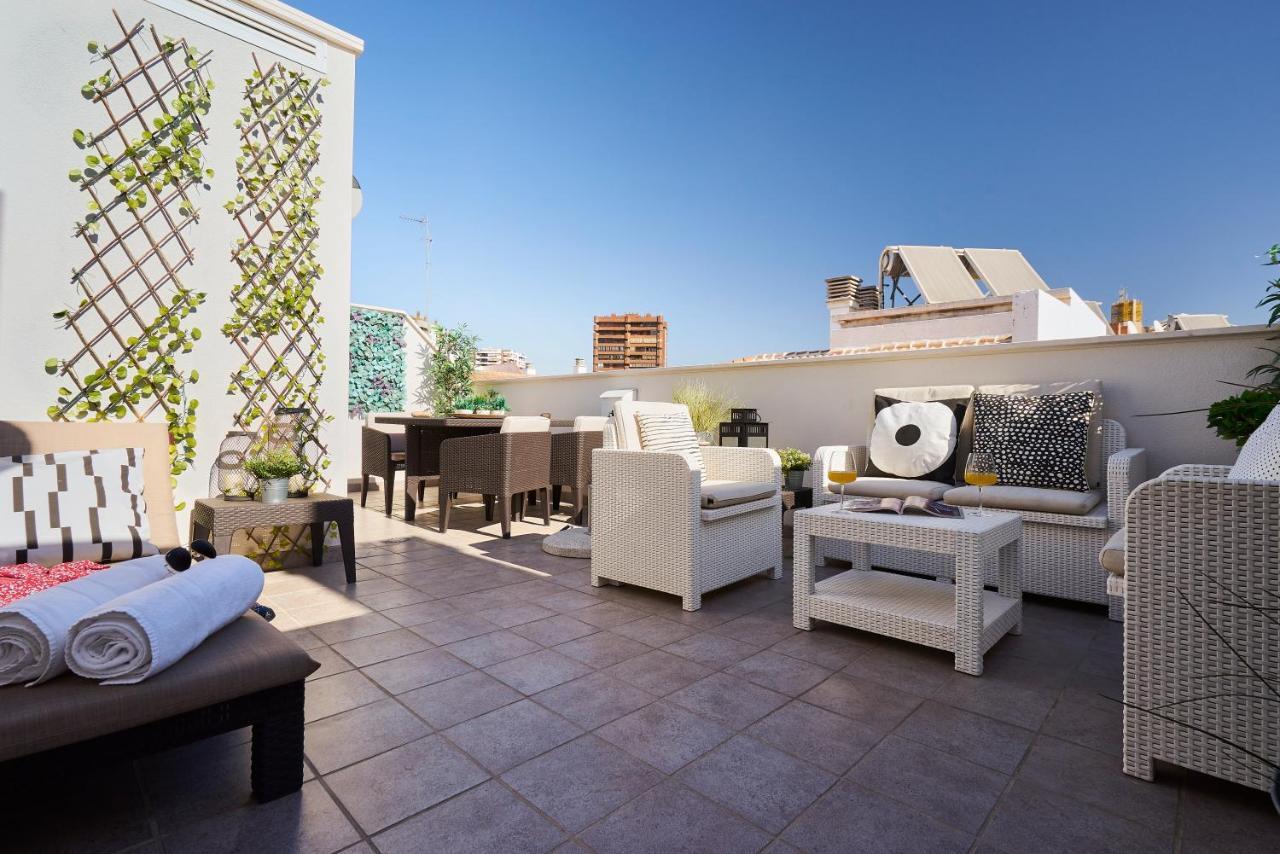Studio Deluxe With Shared Roof Terrace Málaga Exterior foto